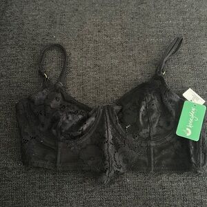 Honeydew Black Bra Small